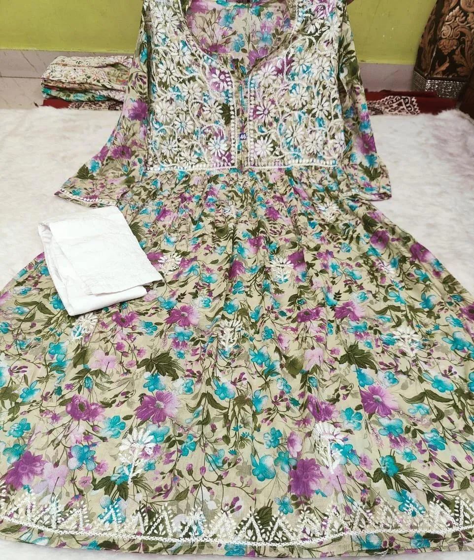 Mul Mul Gown With Pants