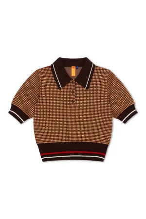 NONAME MINI CHECK SHORT SLEEVE POLO