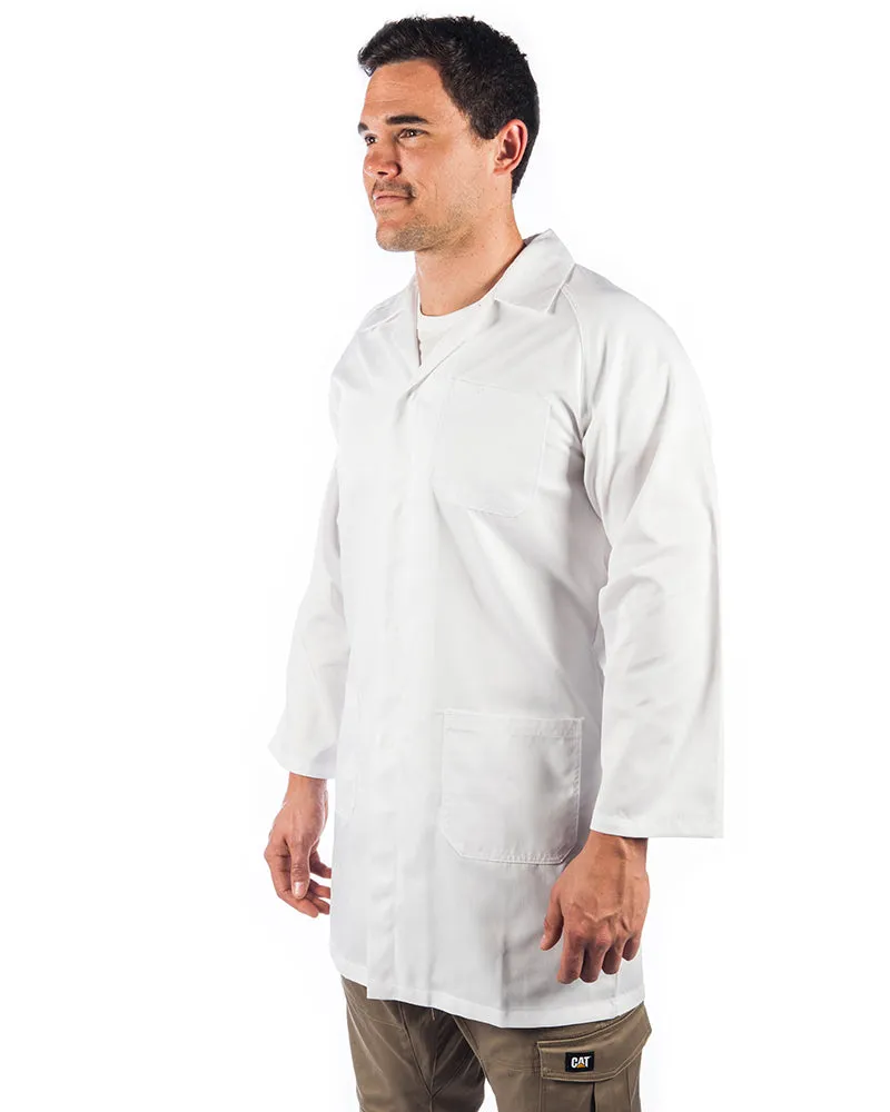 Polyester cotton dust coat (Lab Coat) - White