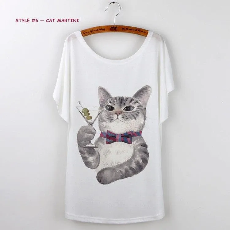 PURR..FECT CAT BATWING T-SHIRT