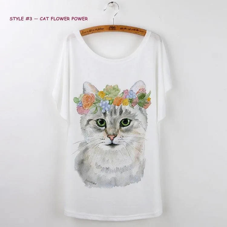 PURR..FECT CAT BATWING T-SHIRT