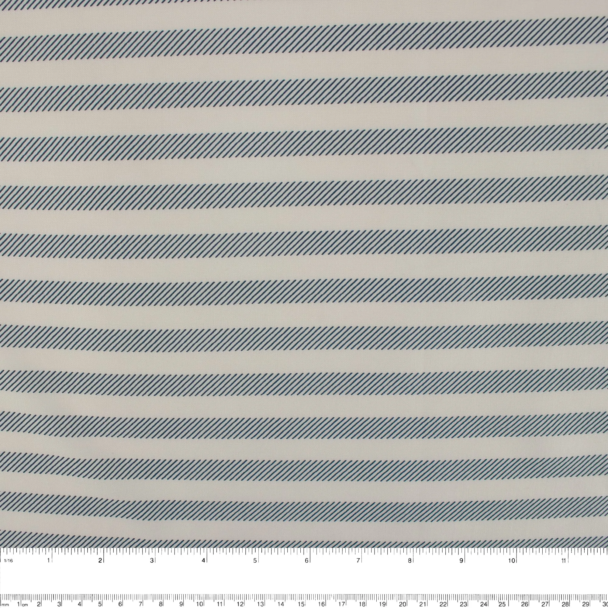 Rayon Poplin Stripe - Zipper Stripe - Blue