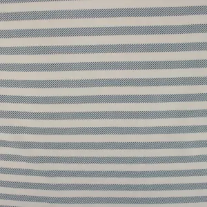 Rayon Poplin Stripe - Zipper Stripe - Blue