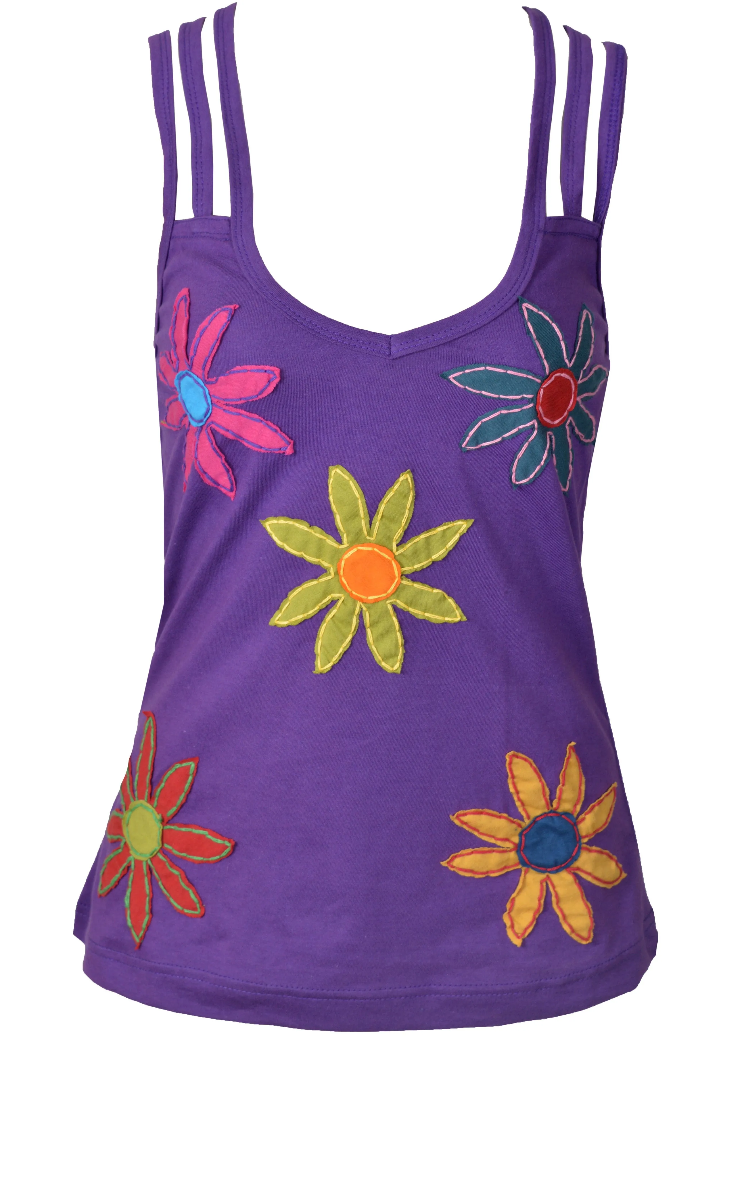 summer-sleeveless-spaghetti-strap-tops-with-flower-patches