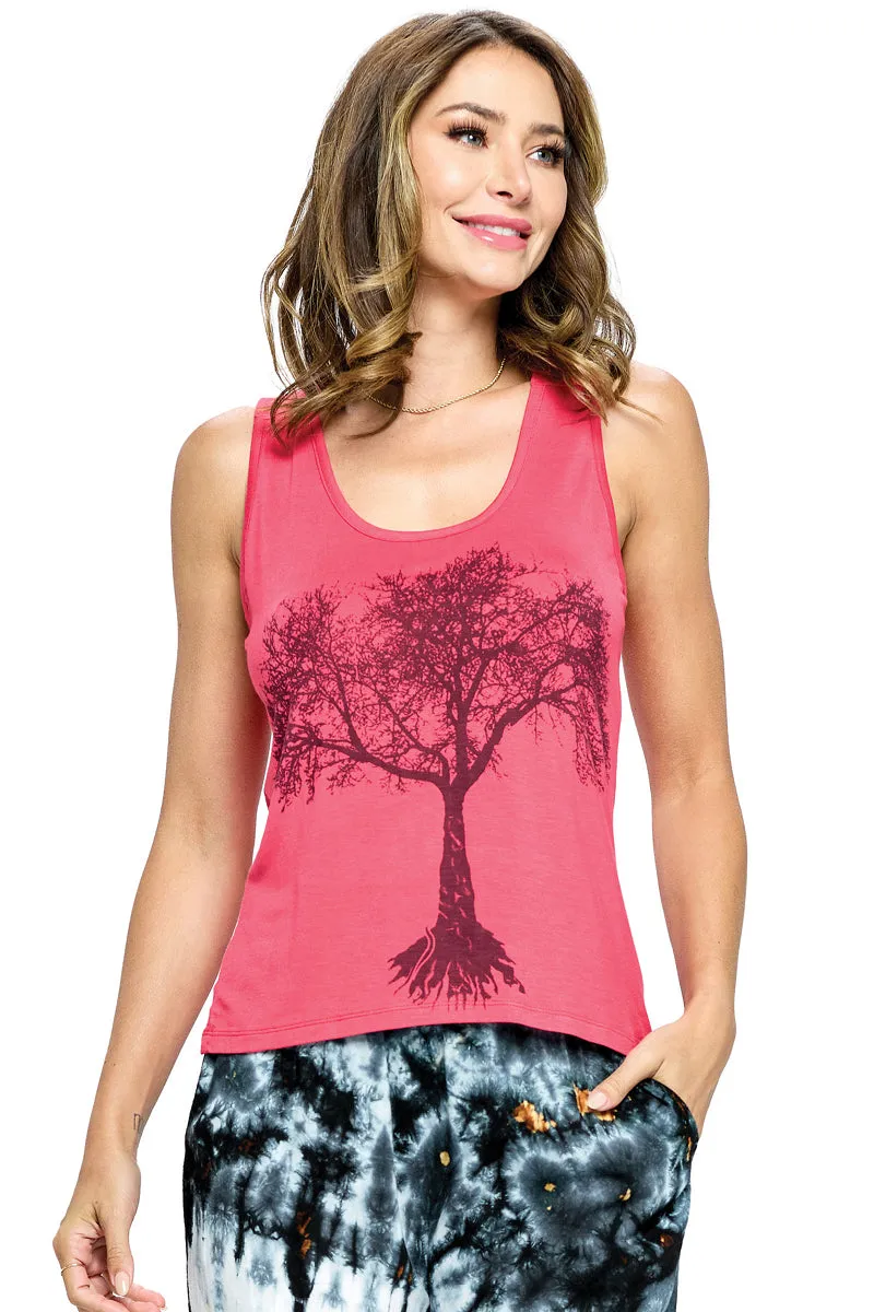 Tank Top Boho Yoga Tree of Life