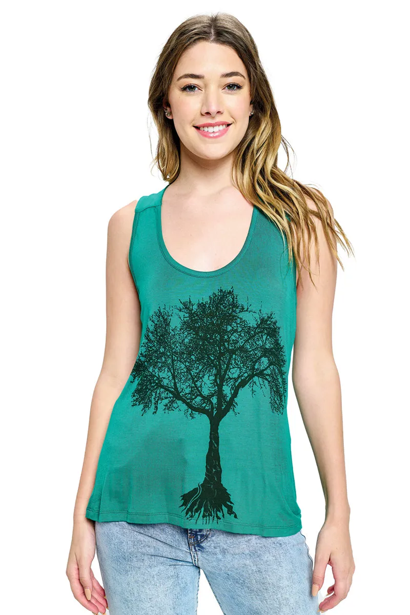 Tank Top Boho Yoga Tree of Life