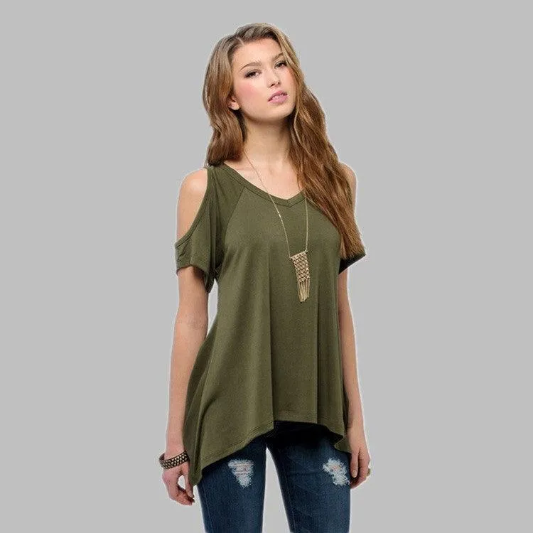 THE COLD SHOULDER TEE