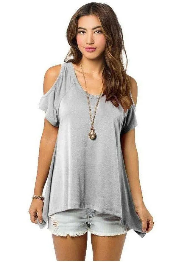 THE COLD SHOULDER TEE