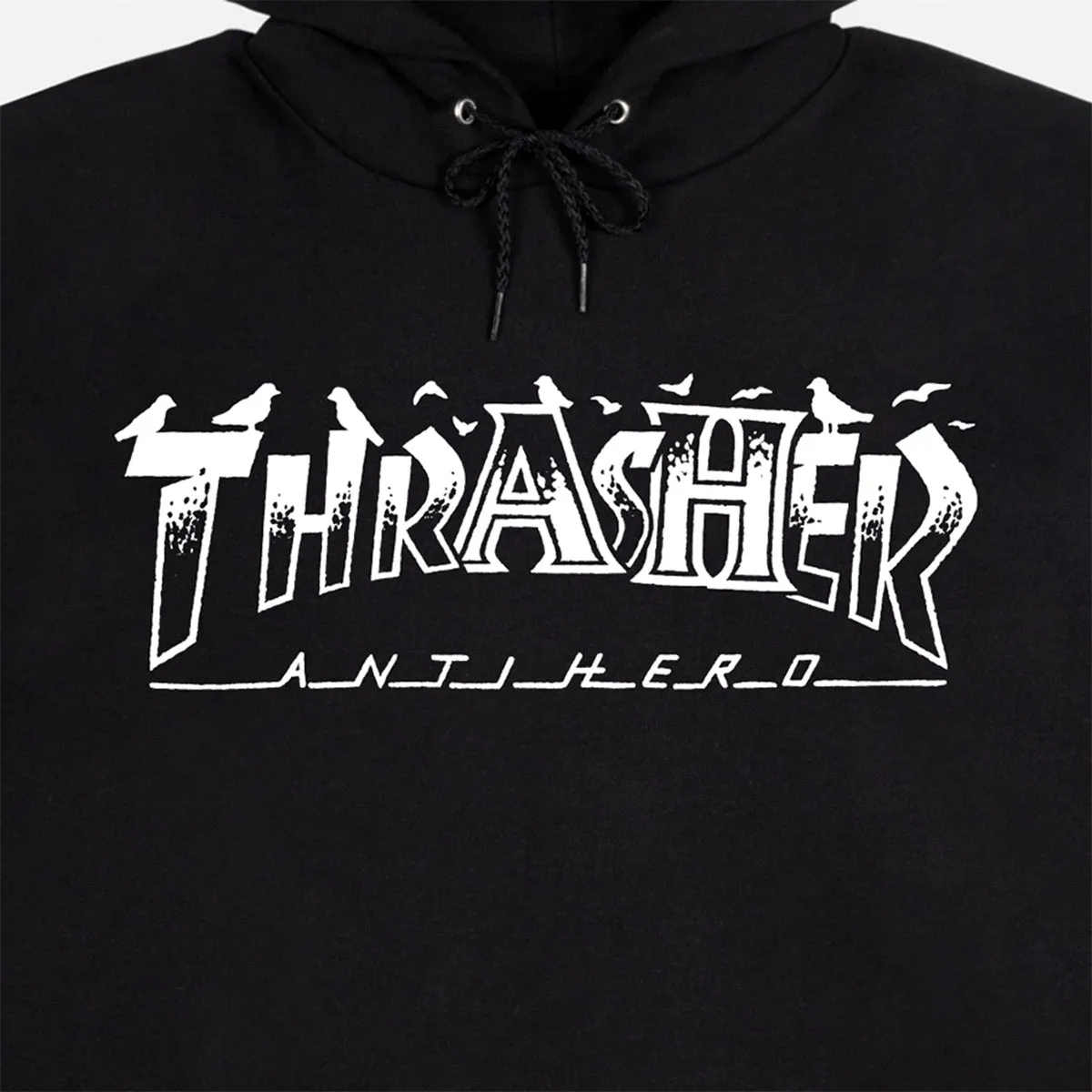 Thrasher - Anti Hero Pigeon Mag Hoodie Black