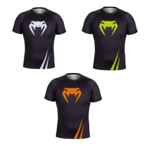 VENUM-2026 CHALLENGER MMA Muay Thai Boxing Rashguard Compression T-shirt - SHORT SLEEVES XS-XXL 3 Colours