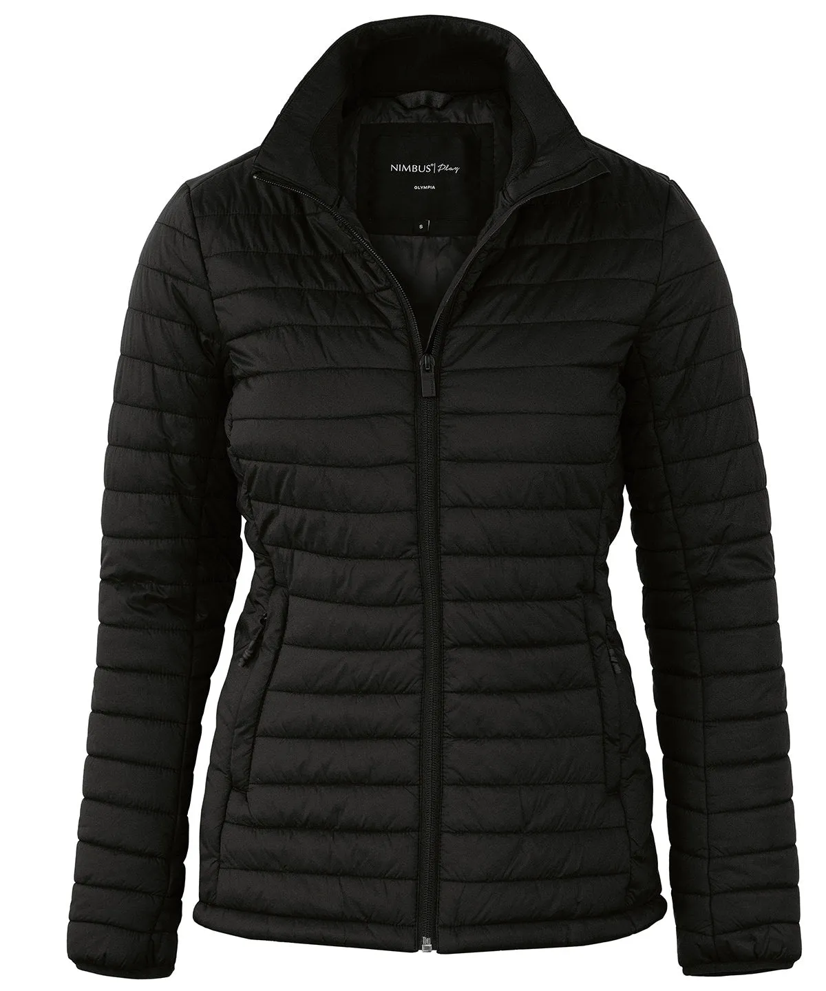 Womens Olympia  comfortable puffer jacket | Black