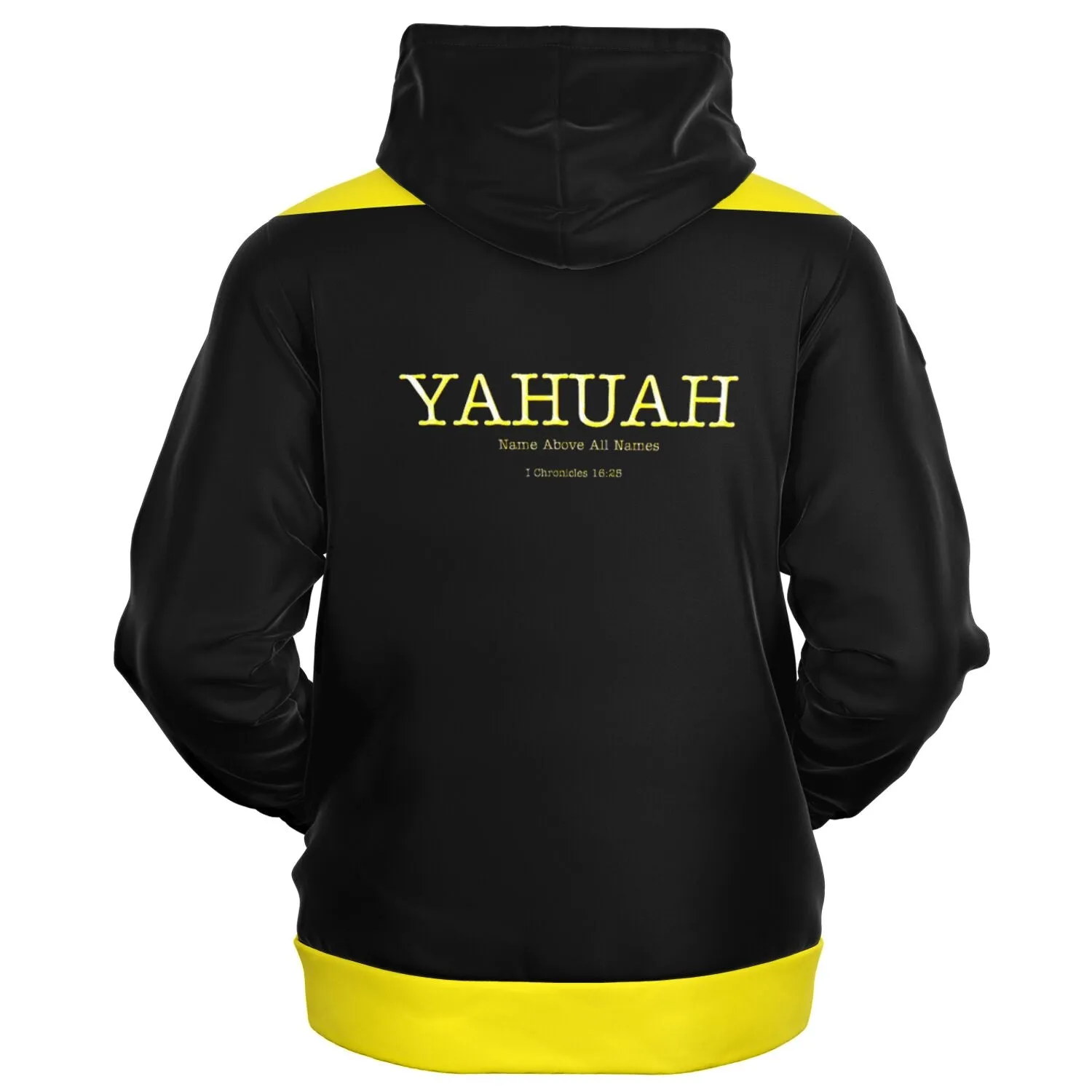 Yahuah-Name Above All Names 02-02 Designer Fashion Triblend Unisex Full Zip Hoodie