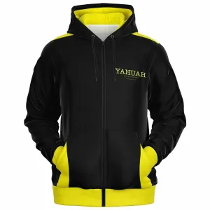 Yahuah-Name Above All Names 02-02 Designer Fashion Triblend Unisex Full Zip Hoodie