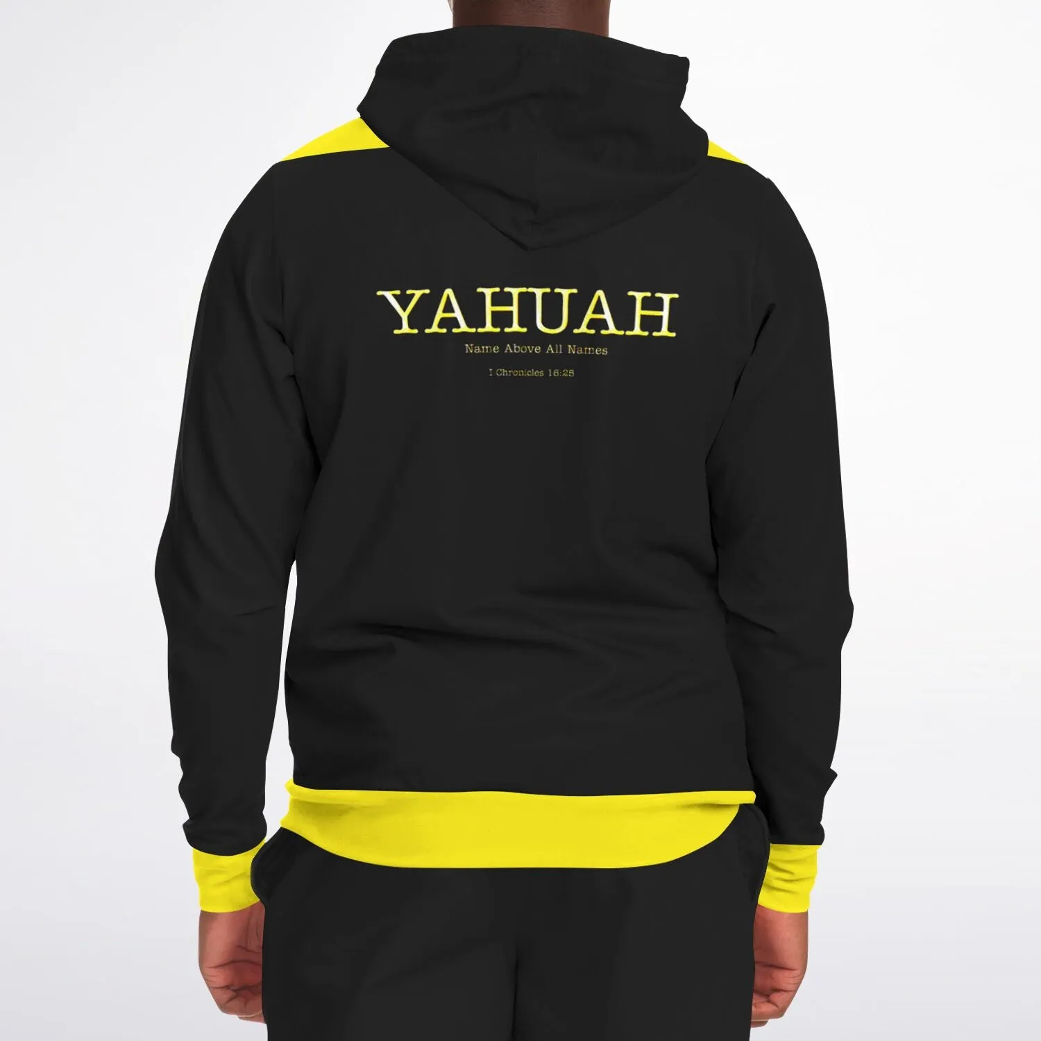 Yahuah-Name Above All Names 02-02 Designer Fashion Triblend Unisex Full Zip Hoodie